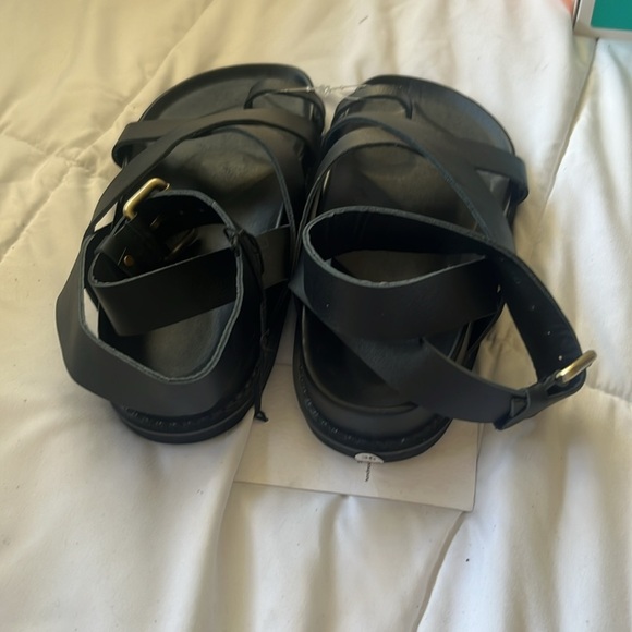 Handmade Liberte Leather  NWT Liberte Leather Bronte Black Strappy Sandals. Various Sizes